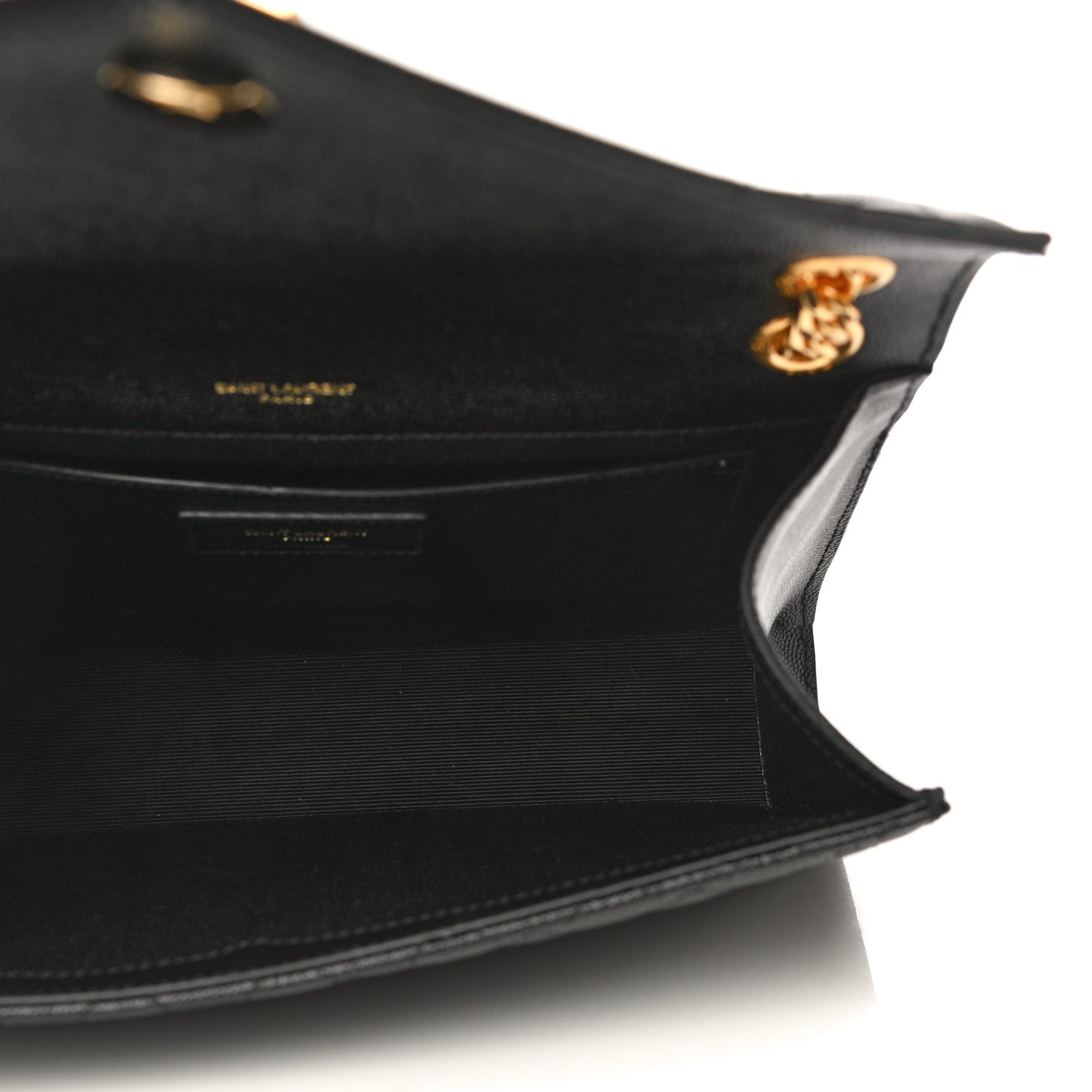 Grain De Poudre Textured Mixed Matelasse Triquilt Medium Monogram Satchel Black