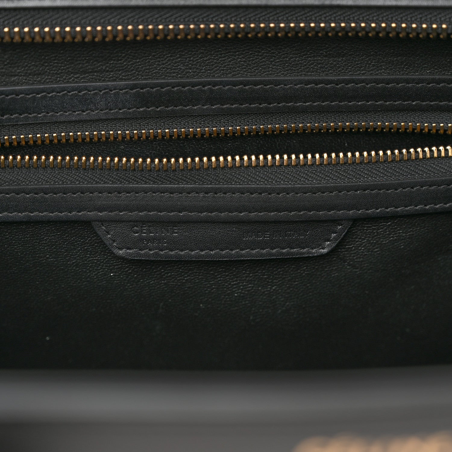 Celine Bullhide Calfskin Mini Bi-Color Luggage Black White 6 of 15