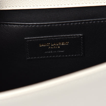 Saint Laurent Grain De Poudre Medium Classic Monogram Kate Satchel Blanc Vintage 6 of 9