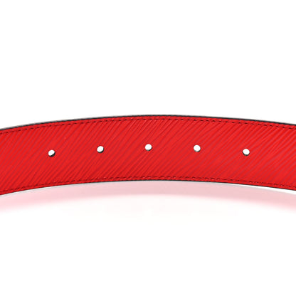 Louis Vuitton Monogram Epi 35mm LV Circle Reversible Belt 90 36 Coquelicot 5 of 6