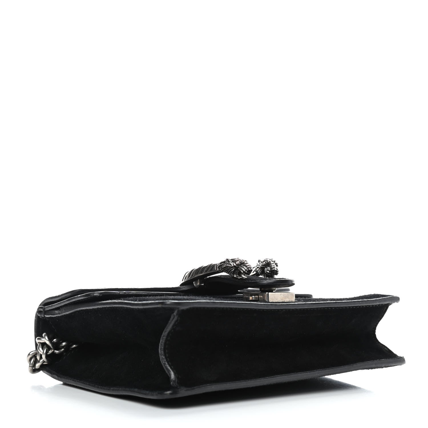 Gucci Suede Mini Dionysus Shoulder Bag Black 4 of 10