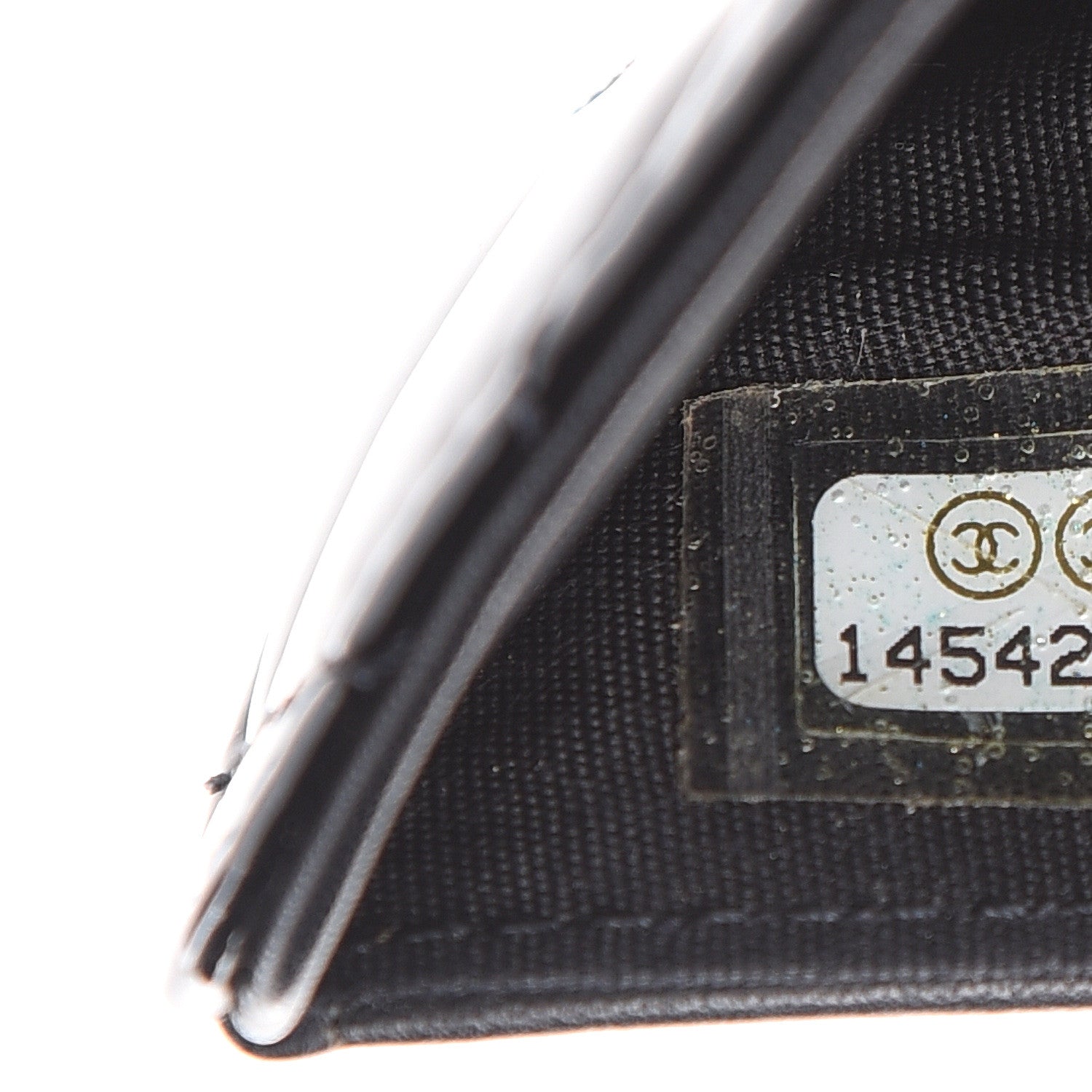 Chanel Patent Quilted Brilliant Zipped Pocket Wallet Black 8 of 11