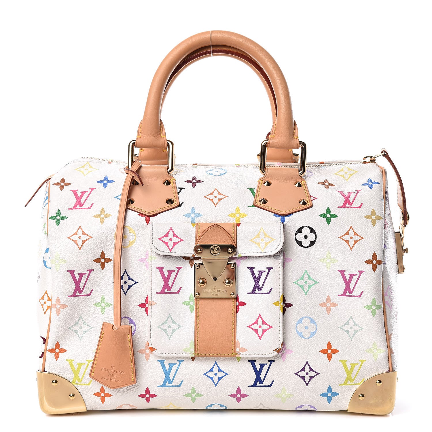 Louis Vuitton Monogram Multicolor Speedy 30 White 1 of 9