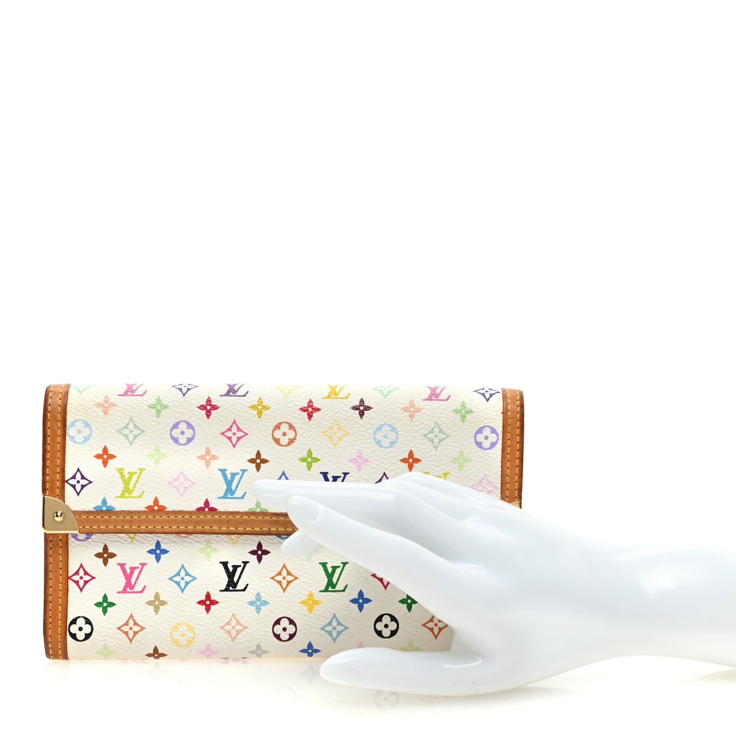 Monogram Multicolor Porte Tresor International Wallet White