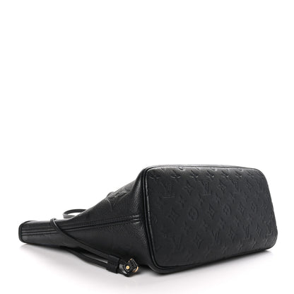 Louis Vuitton Empreinte Monogram Giant Neverfull MM Black 4 of 9