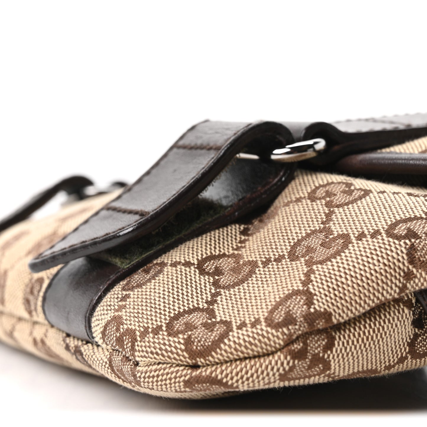 Monogram Waist Belt Bag Dark Brown