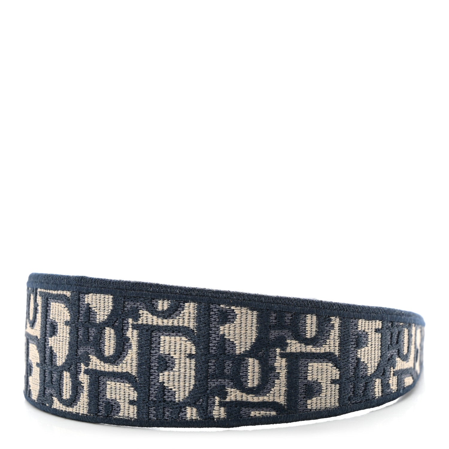 Christian Dior Oblique Headband Blue 1 of 9