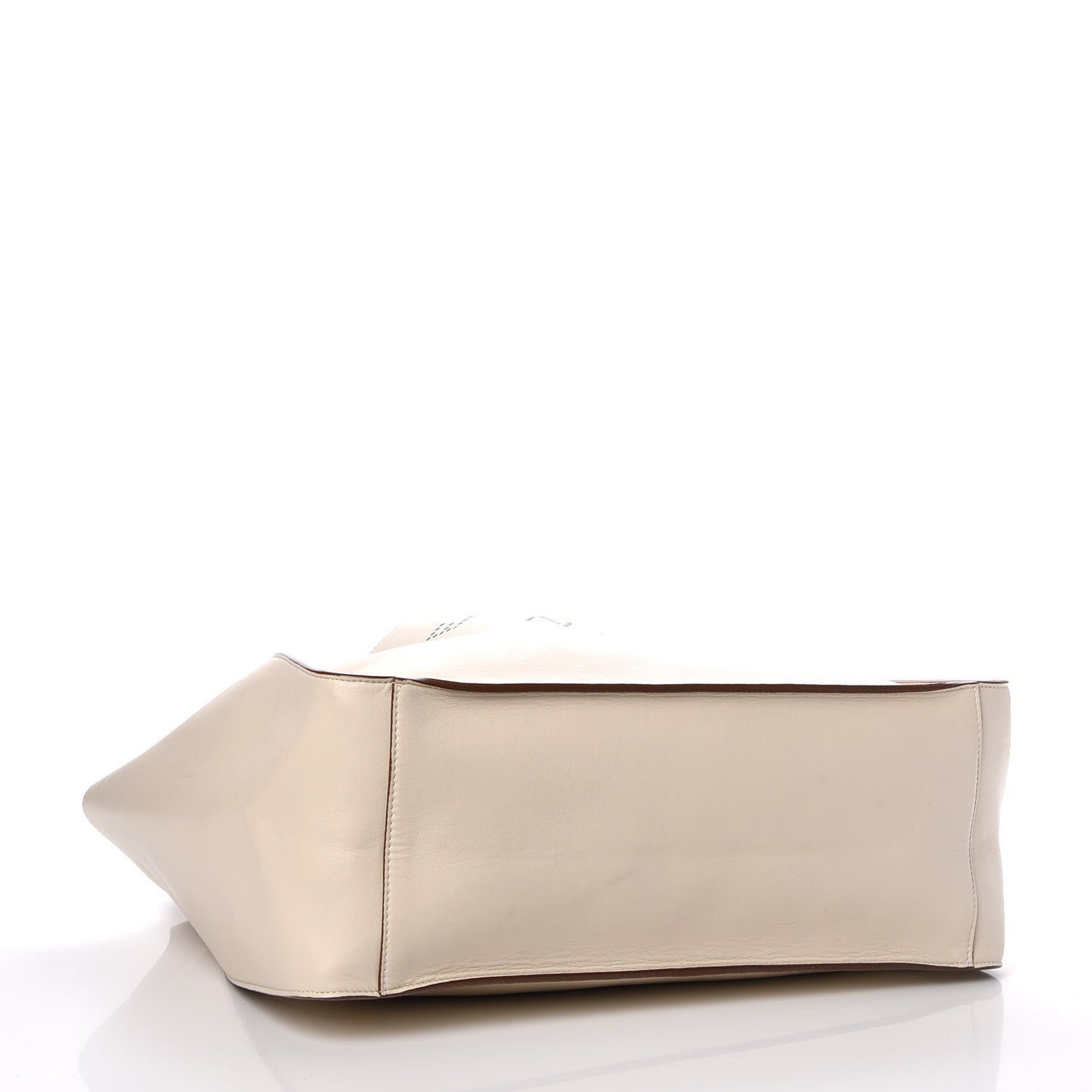 Eco Alter Nappa East West Perforated Tote White