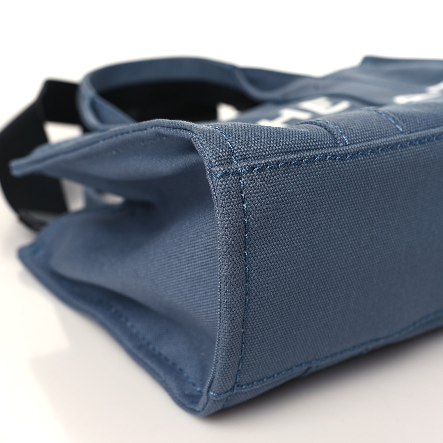 Cotton Canvas Mini The Tote Bag Blue Shadow