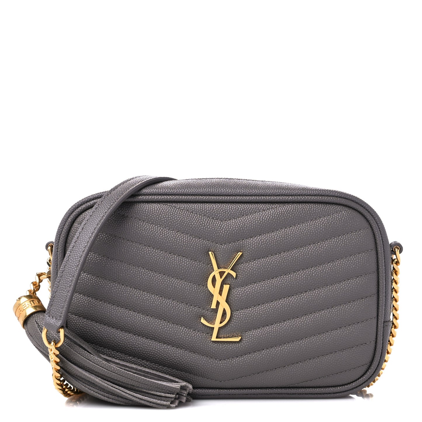 Grain De Poudre Matelasse Monogram Mini Lou Camera Bag Fog