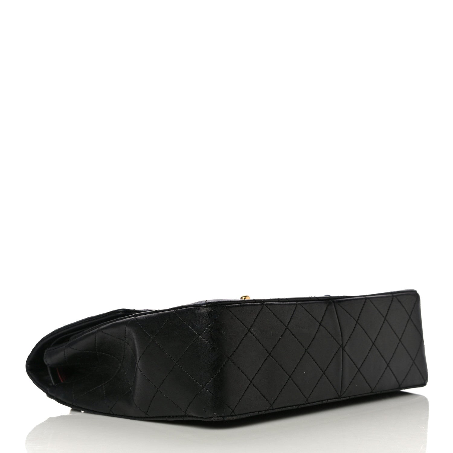 Chanel Lambskin Quilted Medium Double Flap Black 4 of 24