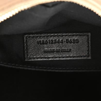 Saint Laurent Calfskin Matelasse Monogram Lou Camera Bag Dark Latte 7 of 10