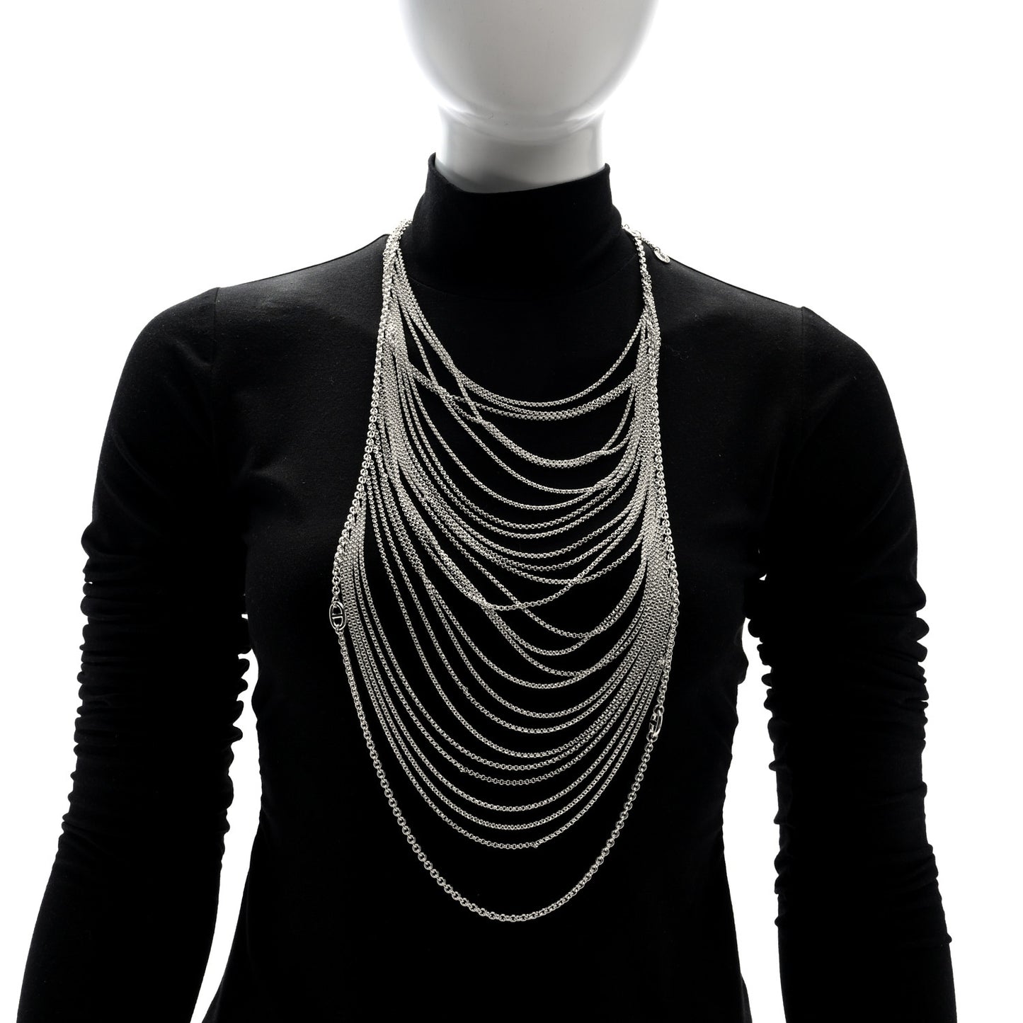 Sterling Silver New Farandole Collier Necklace