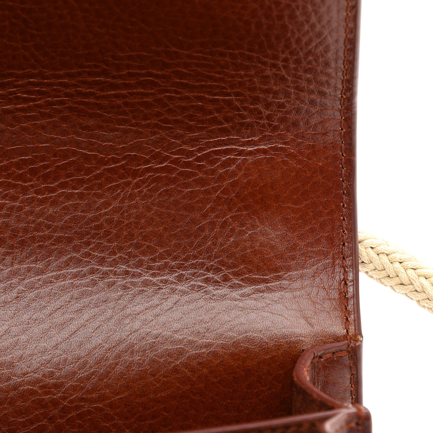 Textured Calfskin Small Monogram Sunset Camel Brilliant