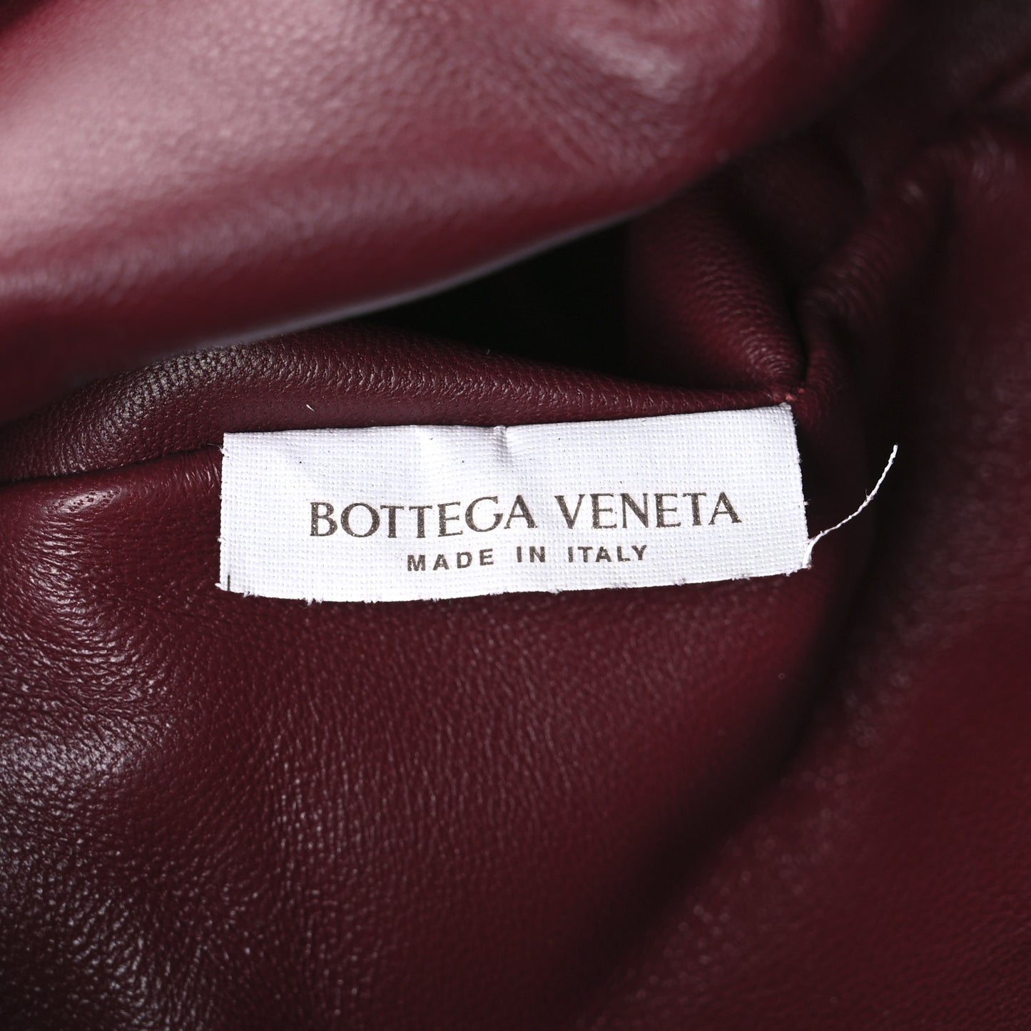 Nappa Maxi Intrecciato The Pouch Oversized Clutch Bordeaux