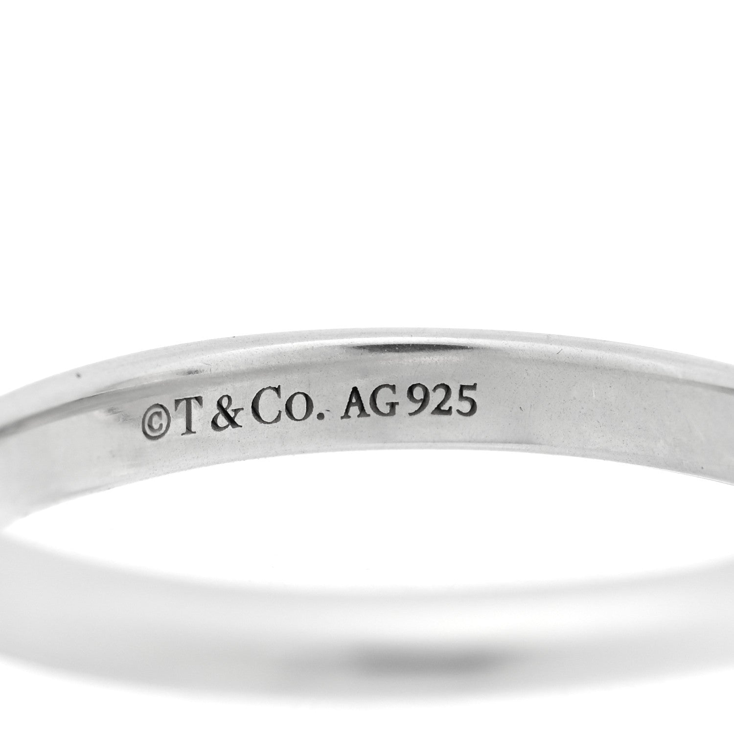 Tiffany Sterling Silver 12mm Hardwear Ball Ring 50 5.5 4 of 4