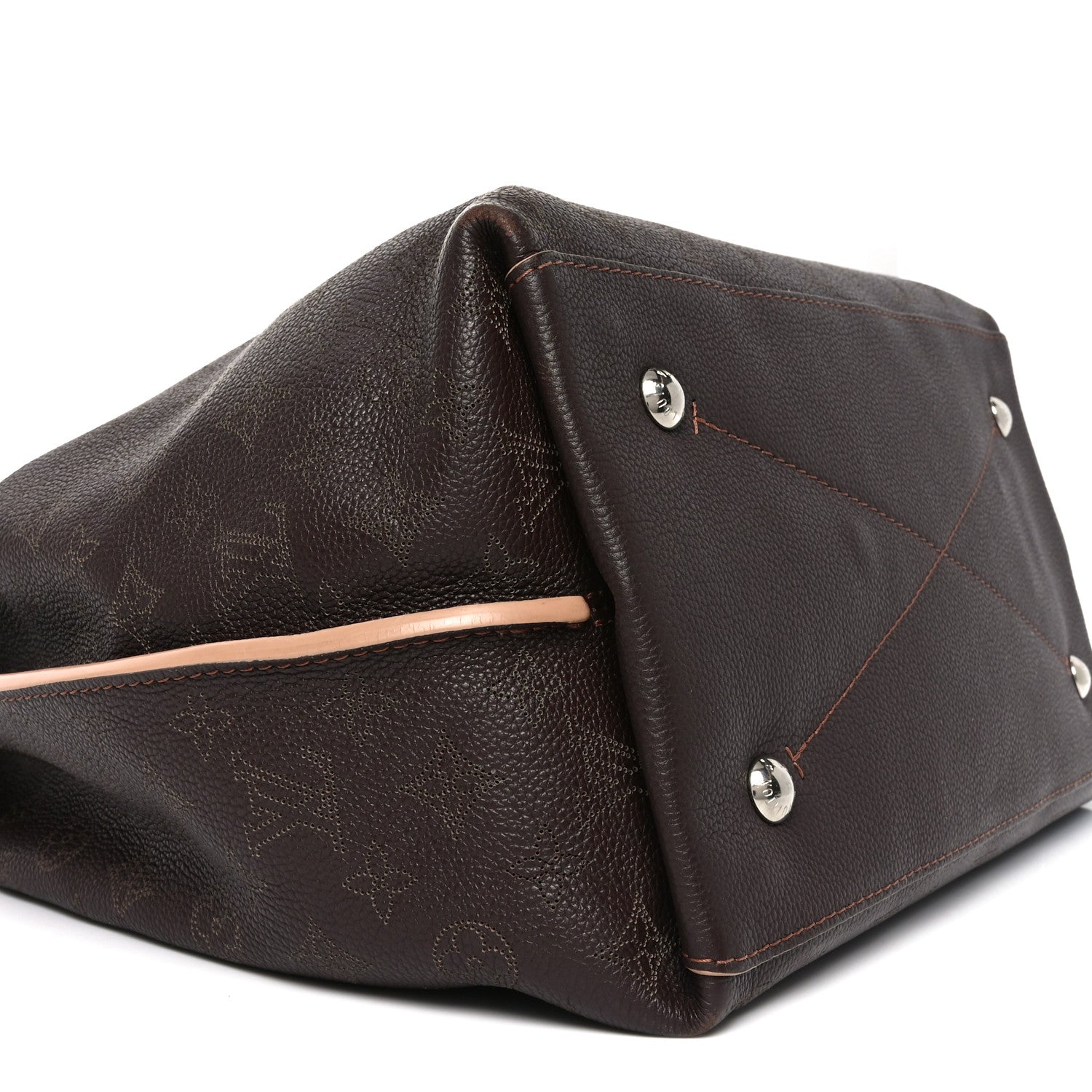 Louis Vuitton Mahina Carmel Hobo Chocolate 8 of 9