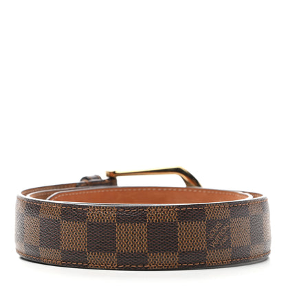 Louis Vuitton Damier Ebene Riveted Belt 85 34 2 of 7