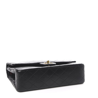 Chanel Lambskin Quilted Medium Double Flap Black 4 of 13