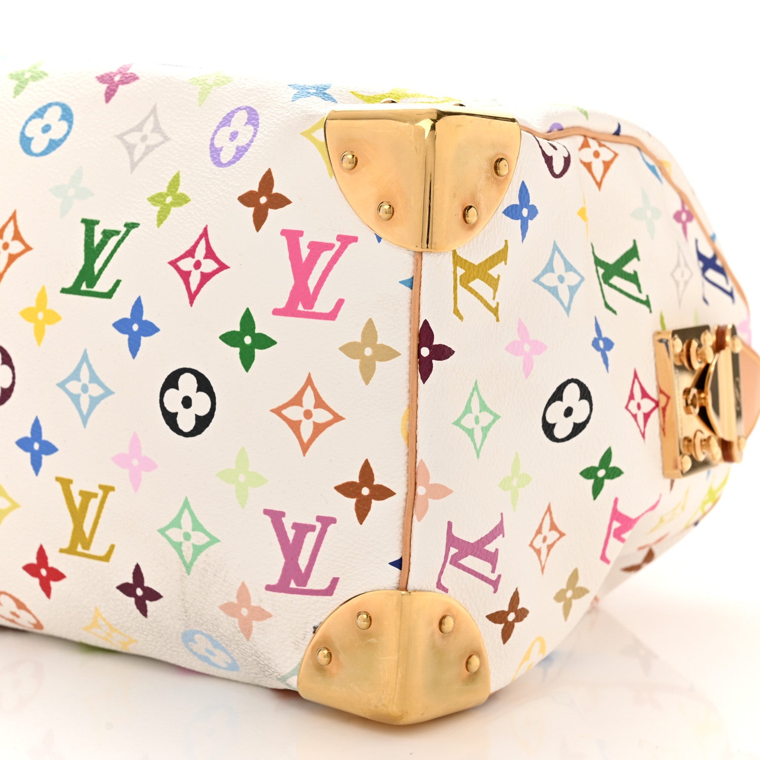 Louis Vuitton Monogram Multicolor Speedy 30 White 9 of 10