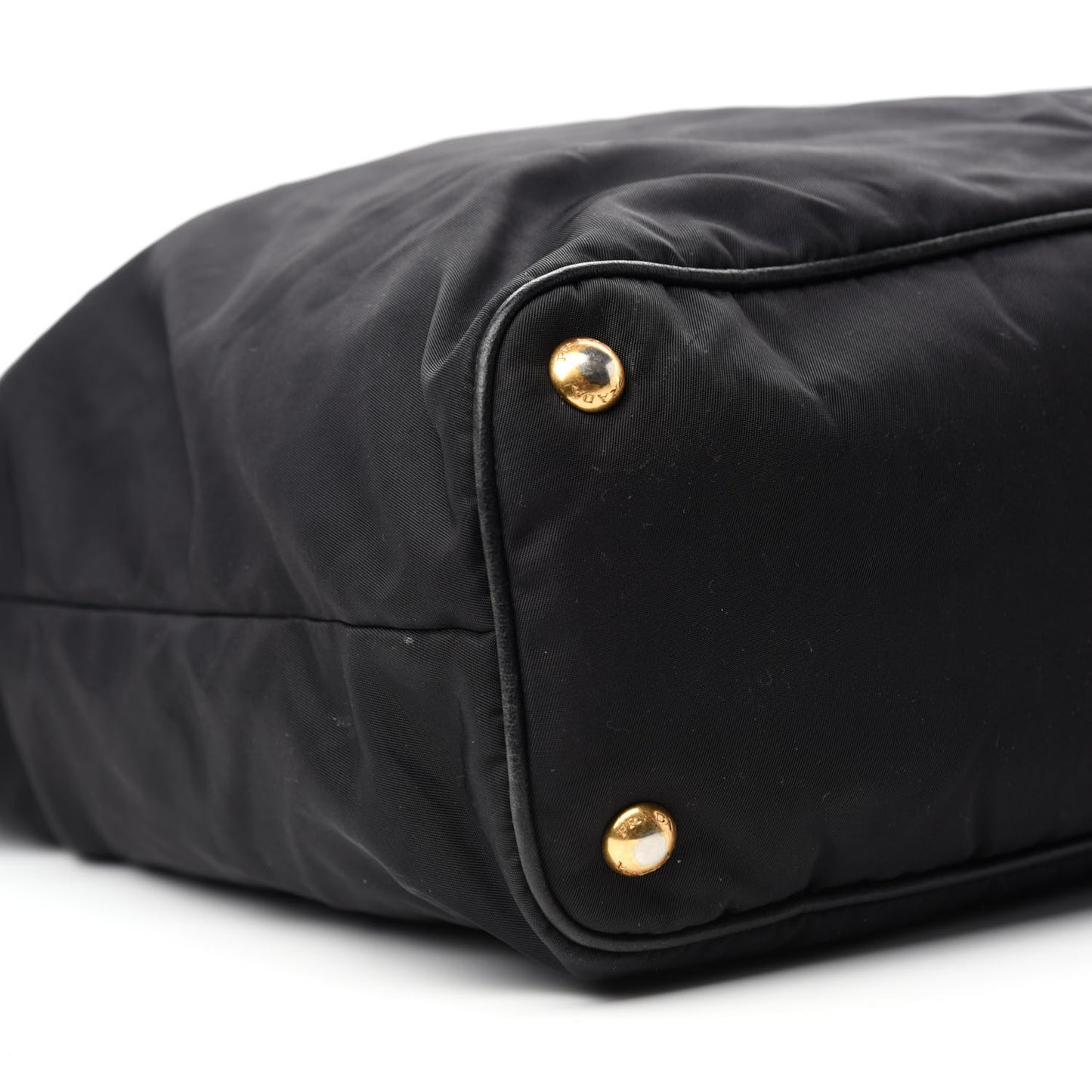 Saffiano Tessuto Nylon Tote Black