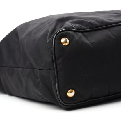 Prada Saffiano Tessuto Nylon Tote Black 6 of 13