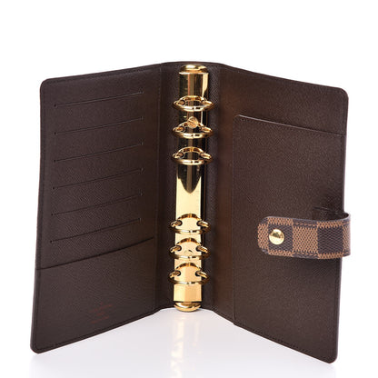 Louis Vuitton Damier Ebene Medium Ring Agenda Cover 5 of 7
