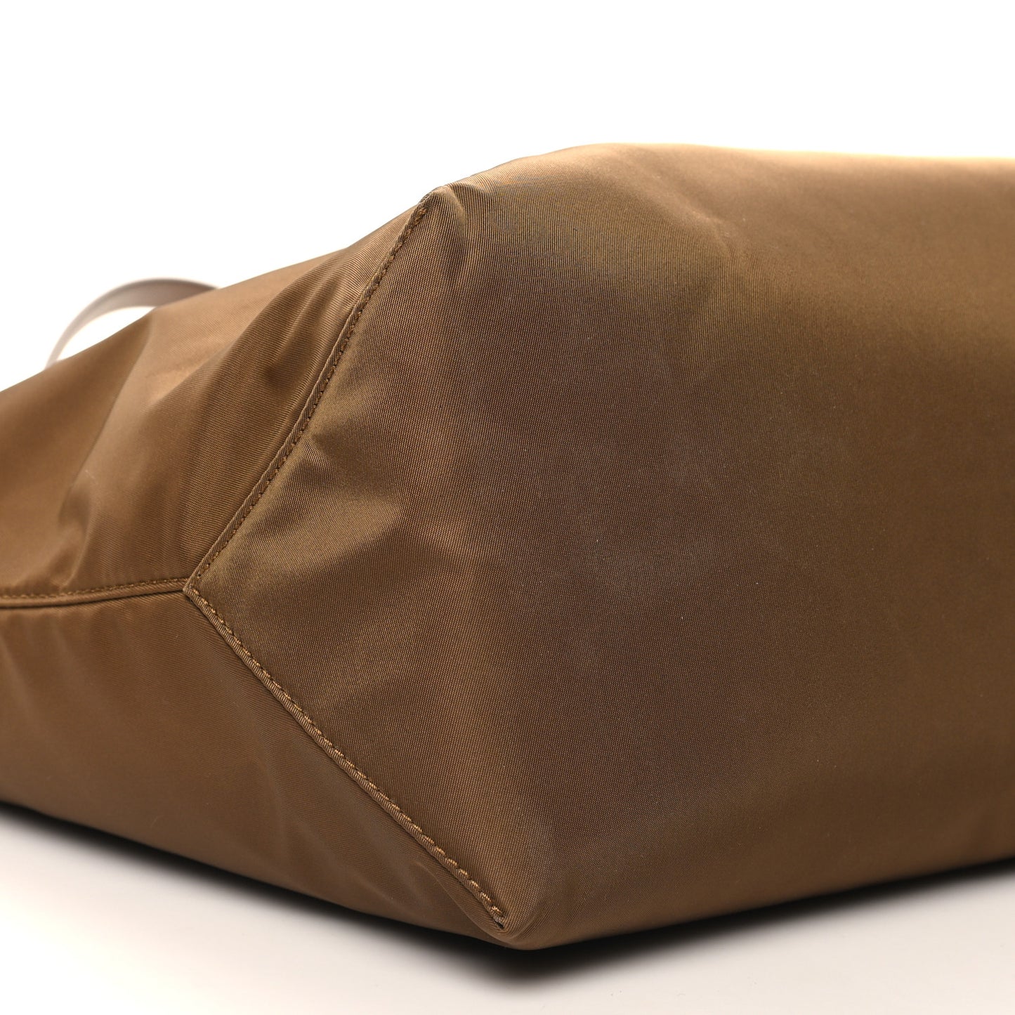 Re-Nylon Saffiano Large Tote Cork Beige