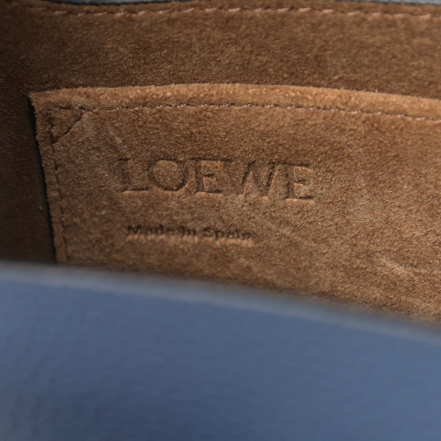 Loewe Grained Calfskin Small Gate Crossbody Bag Varsity Pecan 6 of 8