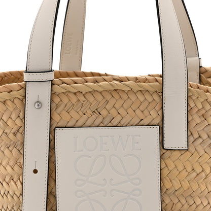 Loewe Raffia Small Basket Tote Bag Natural White 8 of 10