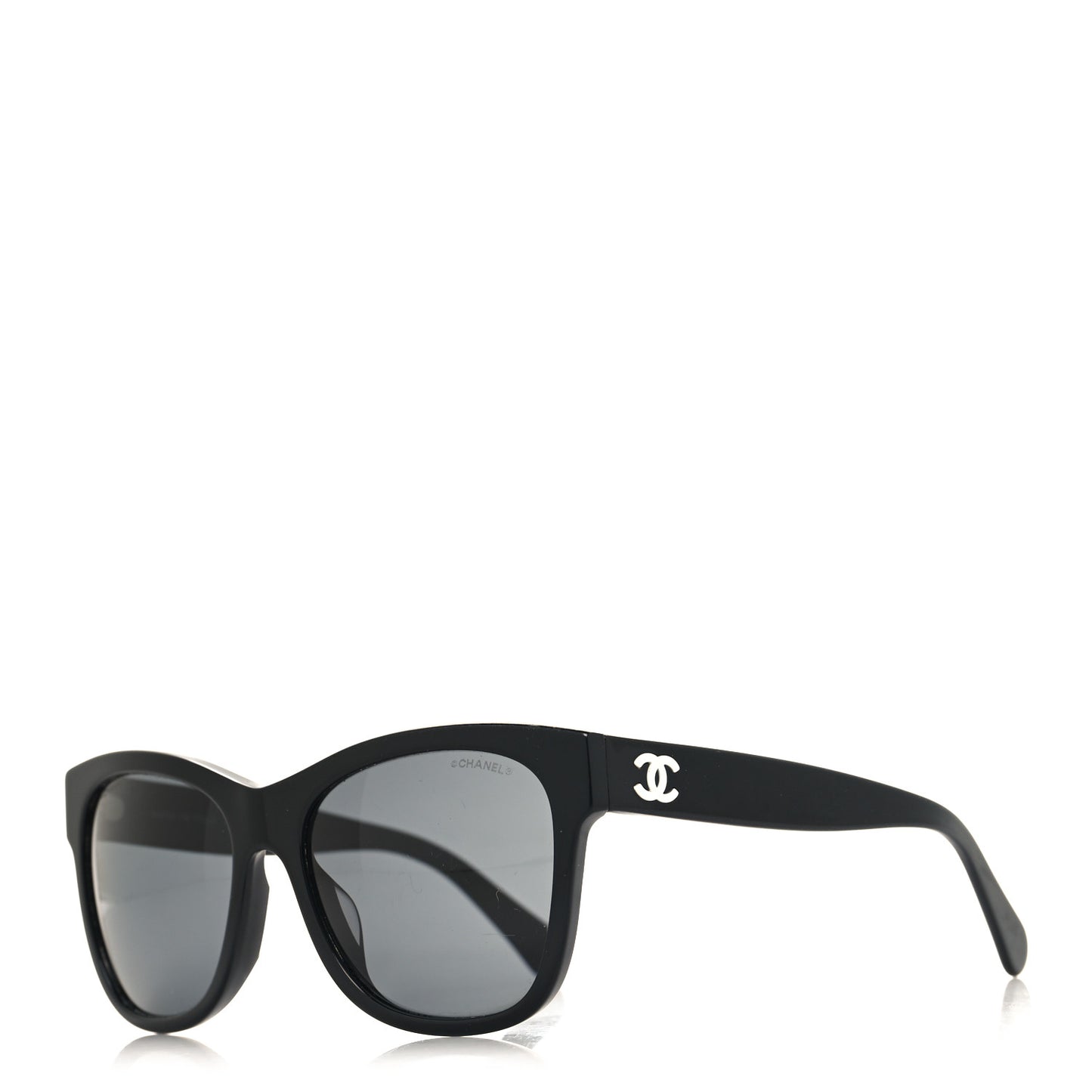 Acetate Polarized Square CC Sunglasses 5380 Black