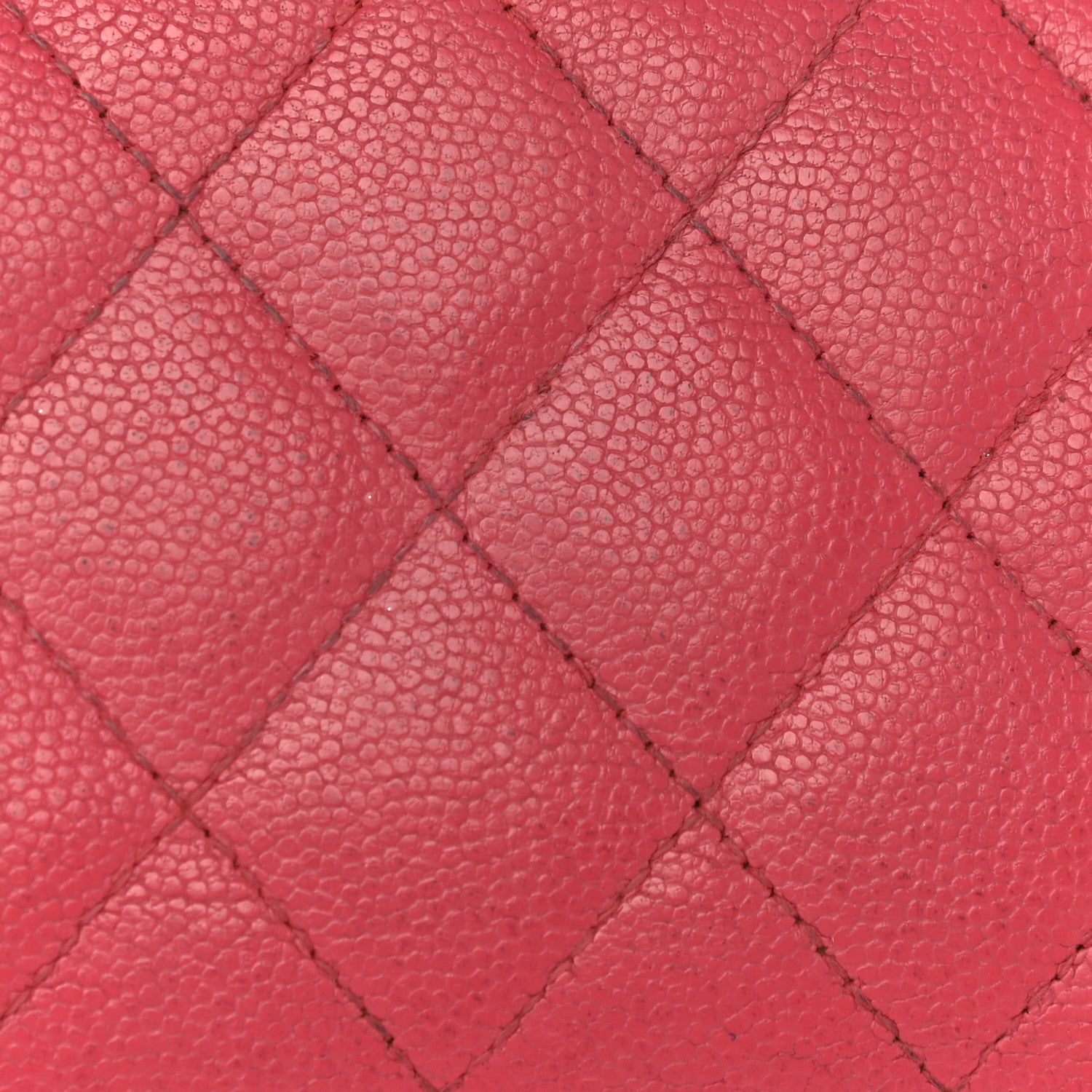 Chanel Caviar Quilted Large Boy Zip Around Wallet Coral 19 of 24