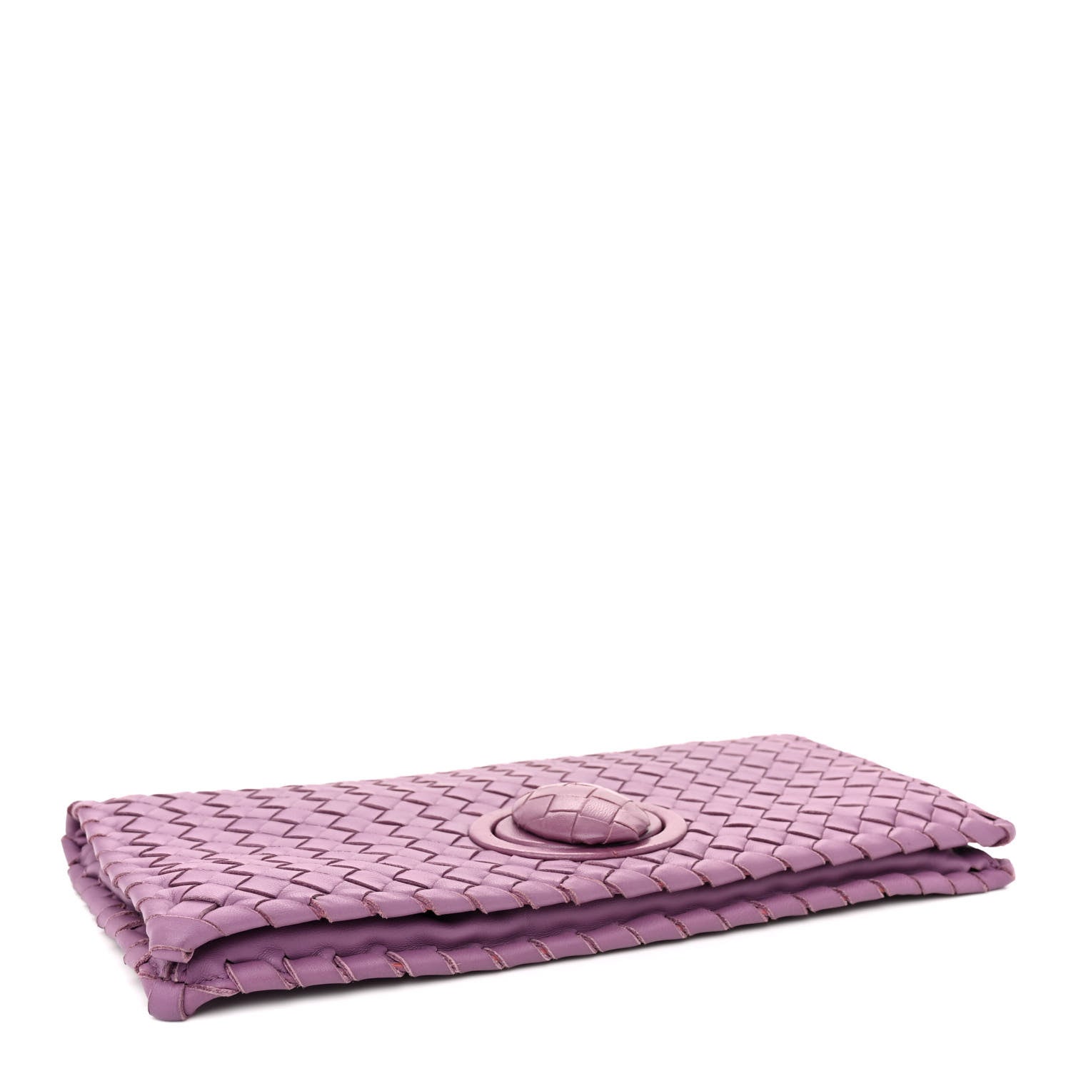 Bottega Veneta Nappa Intrecciato Turnlock Clutch Corot 4 of 12