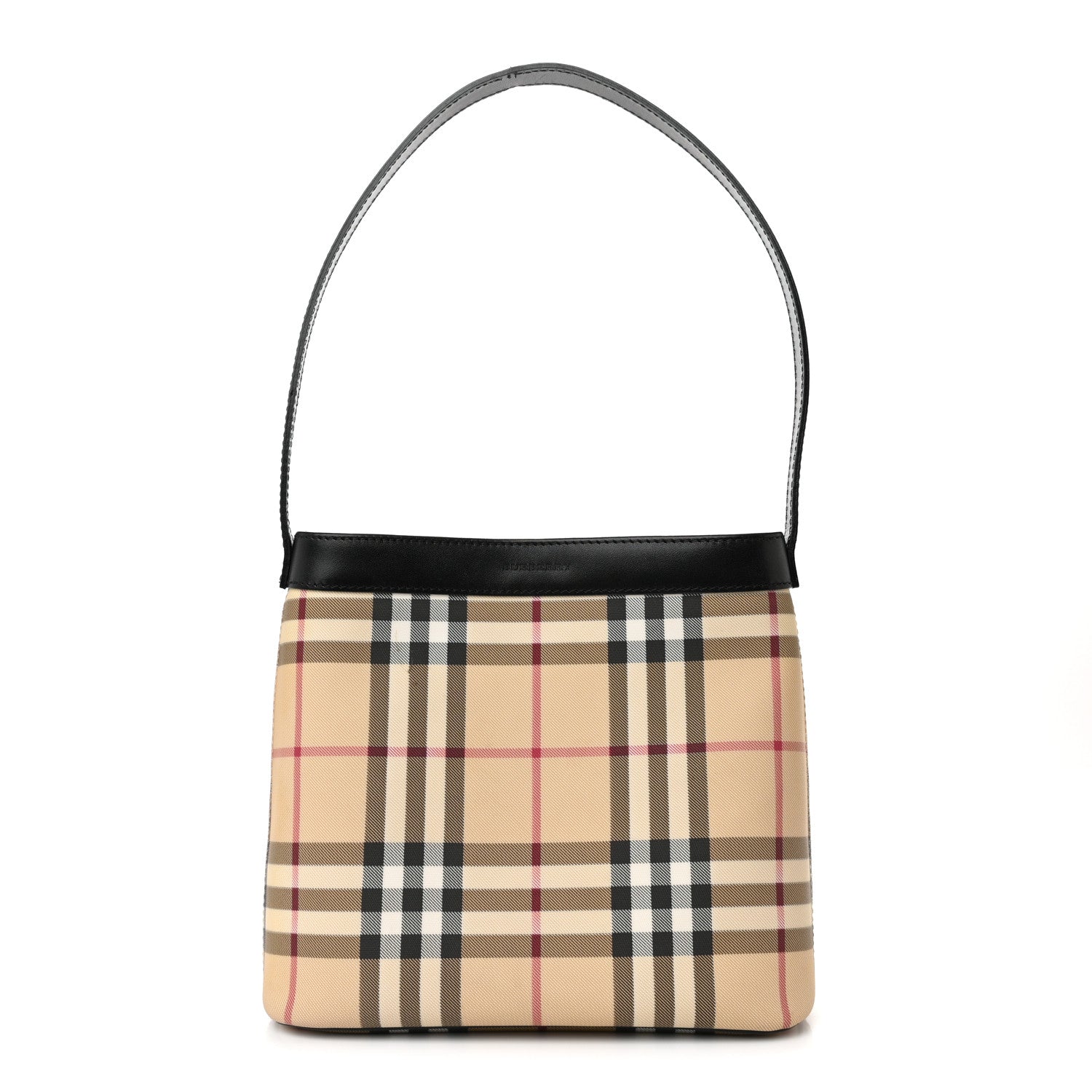 Burberry Prorsum House Check Shoulder Bag Black 1 of 15