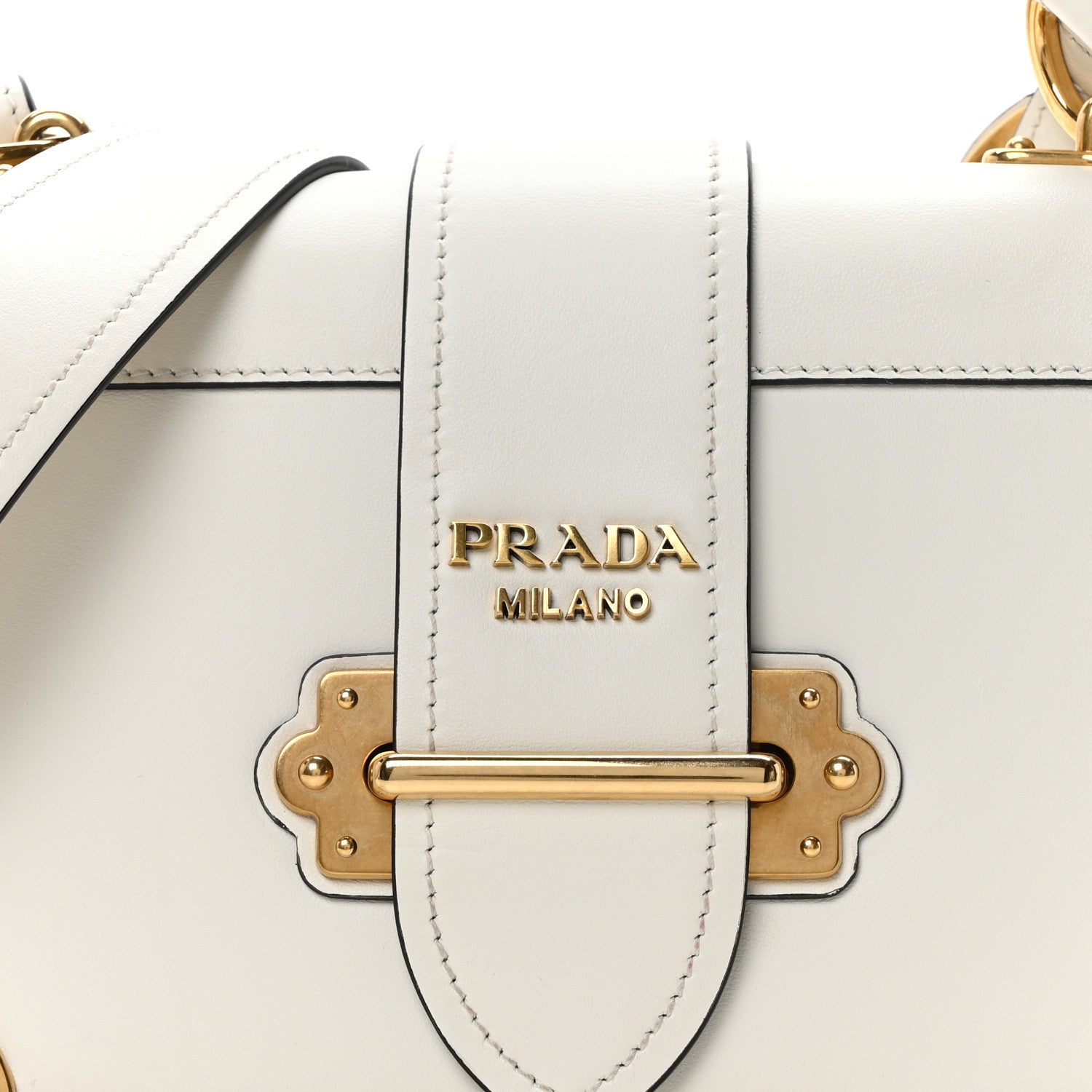 Prada City Calf Cahier Bag White 7 of 9