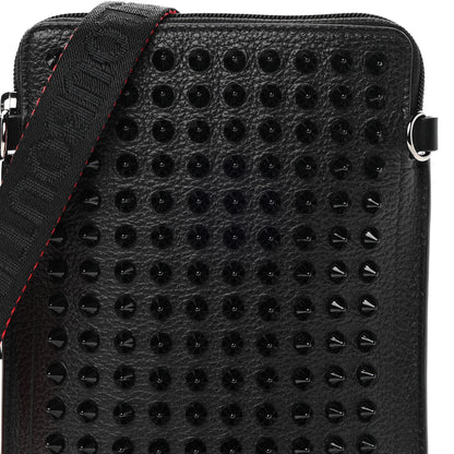 Christian Louboutin Empire Calfskin Spikes Loubilab Clutch Black 7 of 10