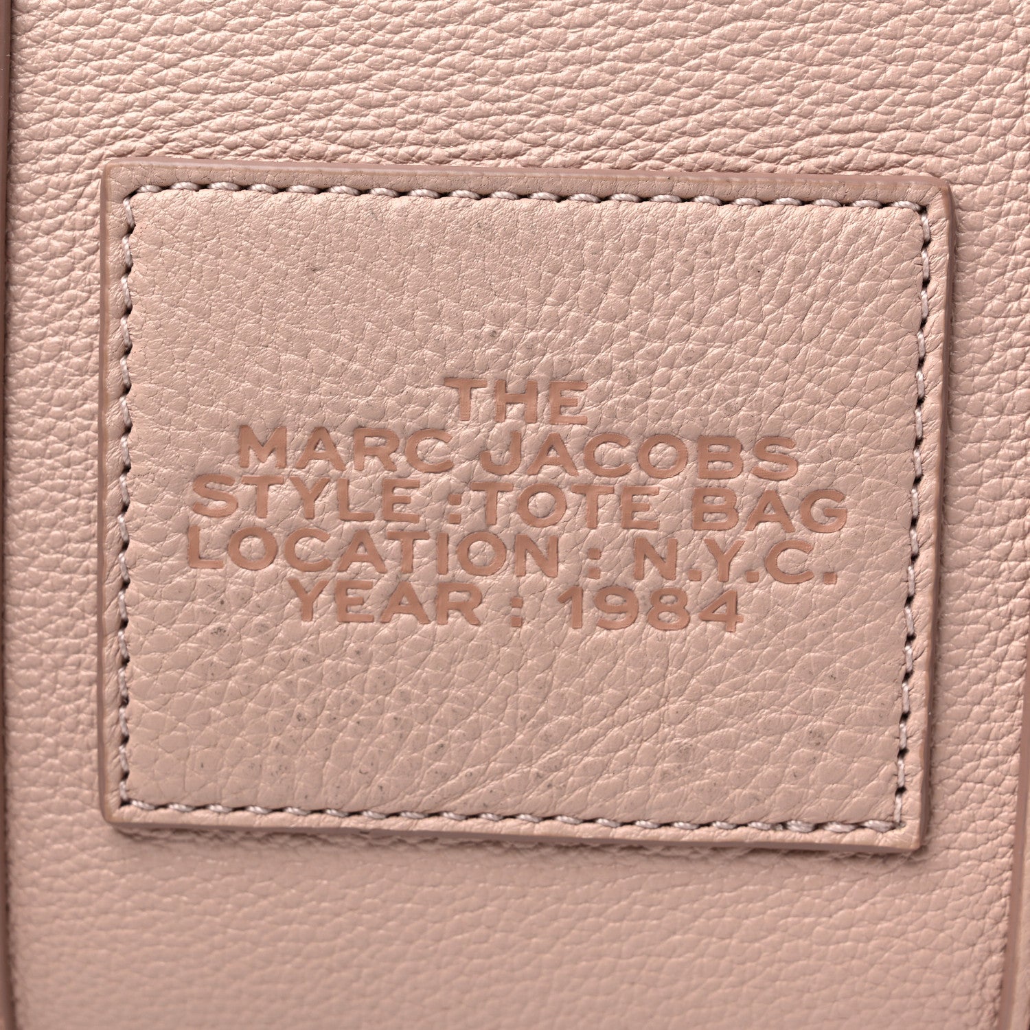 Marc Jacobs Grained Calfskin Small The Tote Bag Taupe 11 of 13
