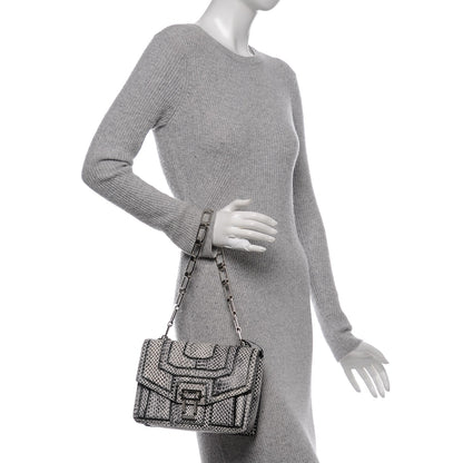 Proenza Schouler Elaphe Hava Shoulder Bag Black White 2 of 6