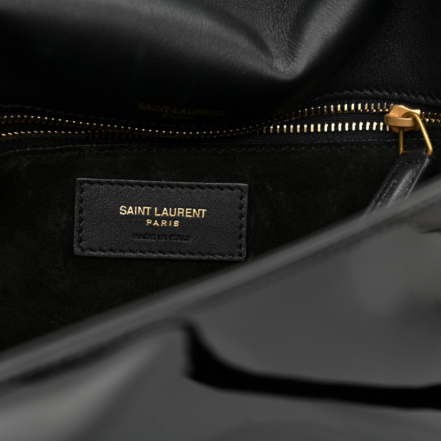 Saint Laurent Patent Medium Monogram Kate 99 Black 6 of 9