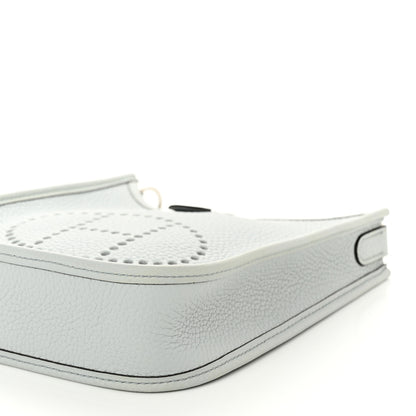 Hermes Taurillon Clemence Amazone Evelyne TPM Bleu Pale Indigo 9 of 10