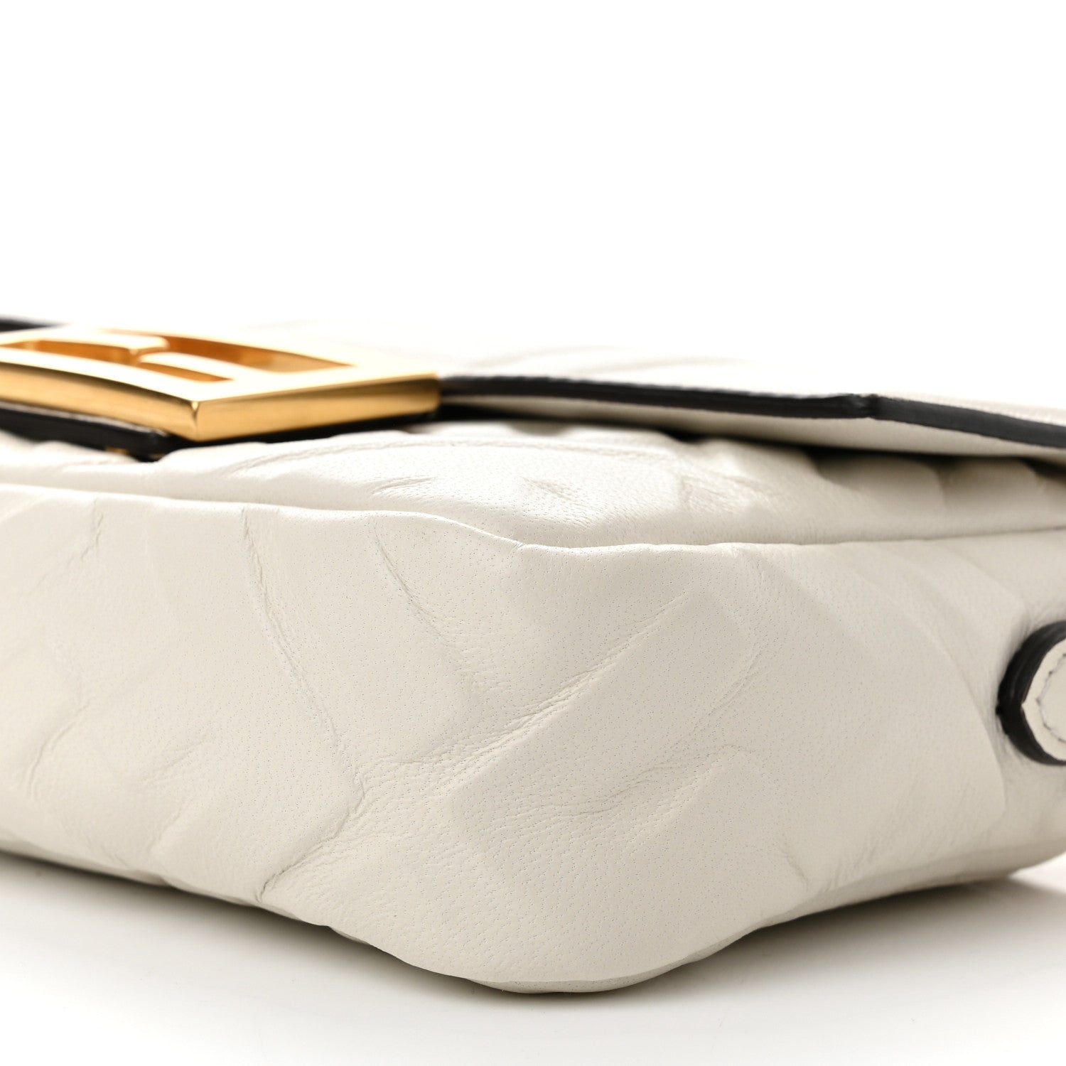 Fendi Nappa FF 1974 Embossed Mini Baguette White 10 of 10