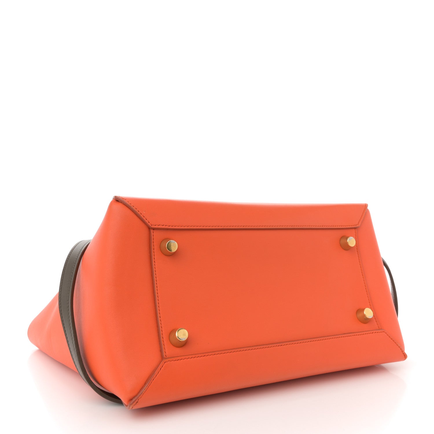 Celine Smooth Calfskin Mini Tri-Color Belt Bag Orange 4 of 13