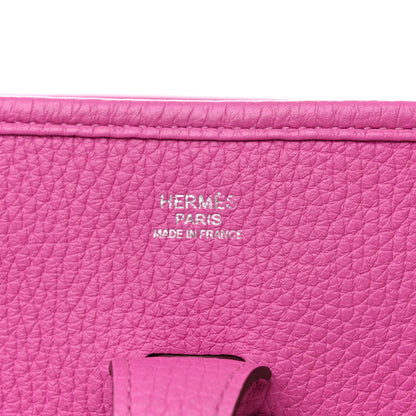 Hermes Taurillon Clemence Evelyne III PM Magnolia 6 of 13