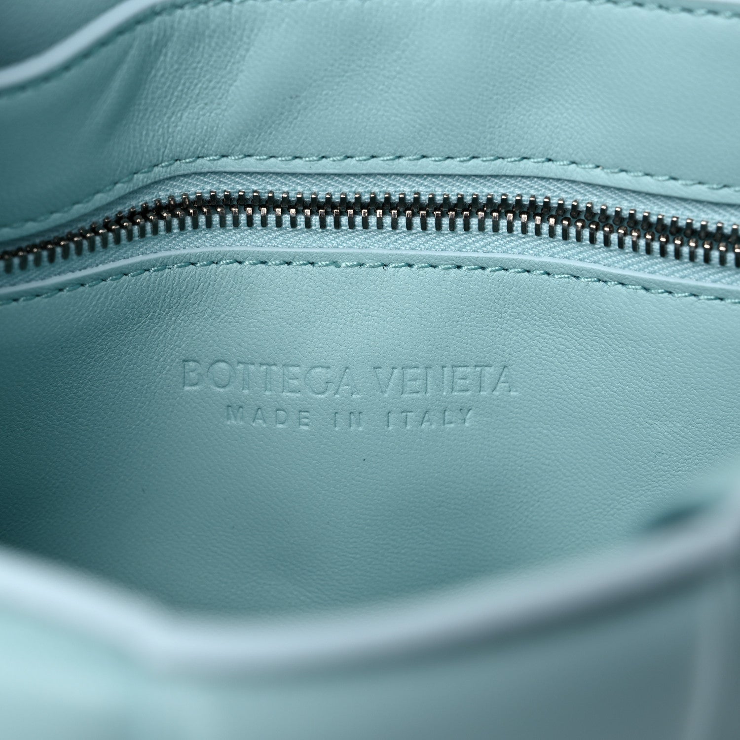 Bottega Veneta Lambskin Maxi Intreccio Padded Chain Cassette Crossbody Bag Spearmint 6 of 8