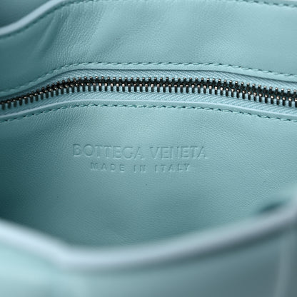 Bottega Veneta Lambskin Maxi Intreccio Padded Chain Cassette Crossbody Bag Spearmint 6 of 8