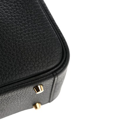 Hermes Taurillon Clemence Mini Lindy 20 Black 13 of 13