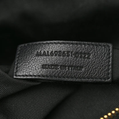 Saint Laurent Lambskin Quilted Maxi Icare Shopping Tote Black 8 of 10