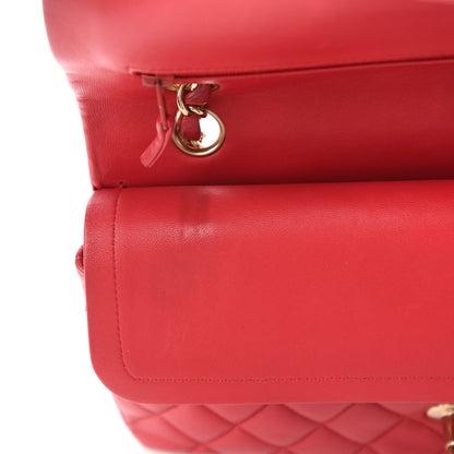 Chanel Lambskin Quilted Medium Double Flap Red 11 of 11