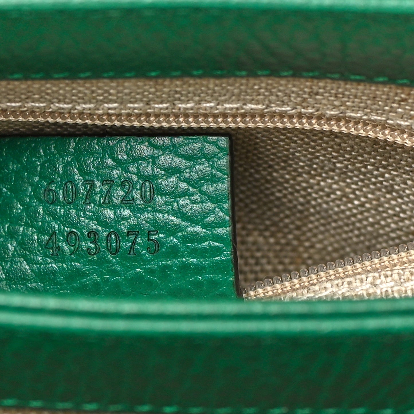 Dollar Calfskin Interlocking G Crossbody Bag Emerald