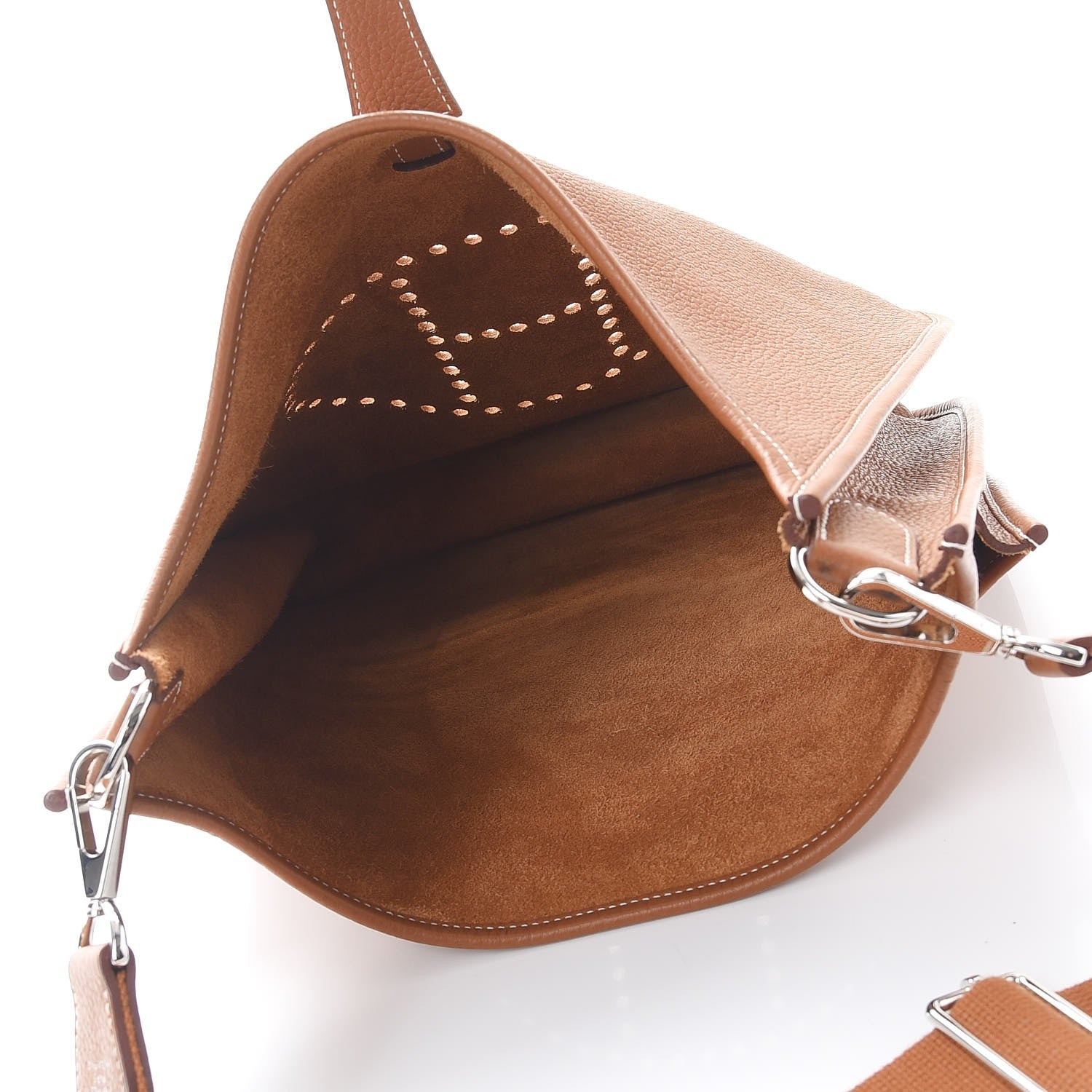 Hermes Taurillon Clemence Evelyne III GM Gold 5 of 7